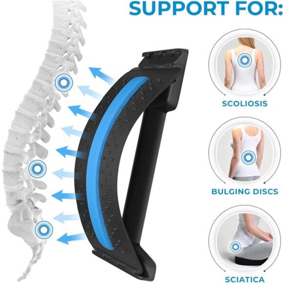 Everlasting Comfort Back Stretcher for Lower Back Pain Relief - Adjustable - Picture 4 of 7
